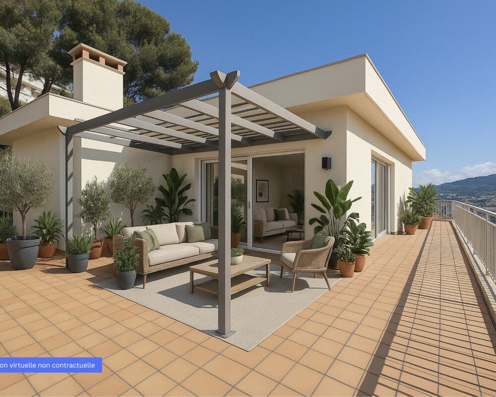 Nice Parc ImpÃ©rial - Penthouse de 127 m2 avec vue panoramique