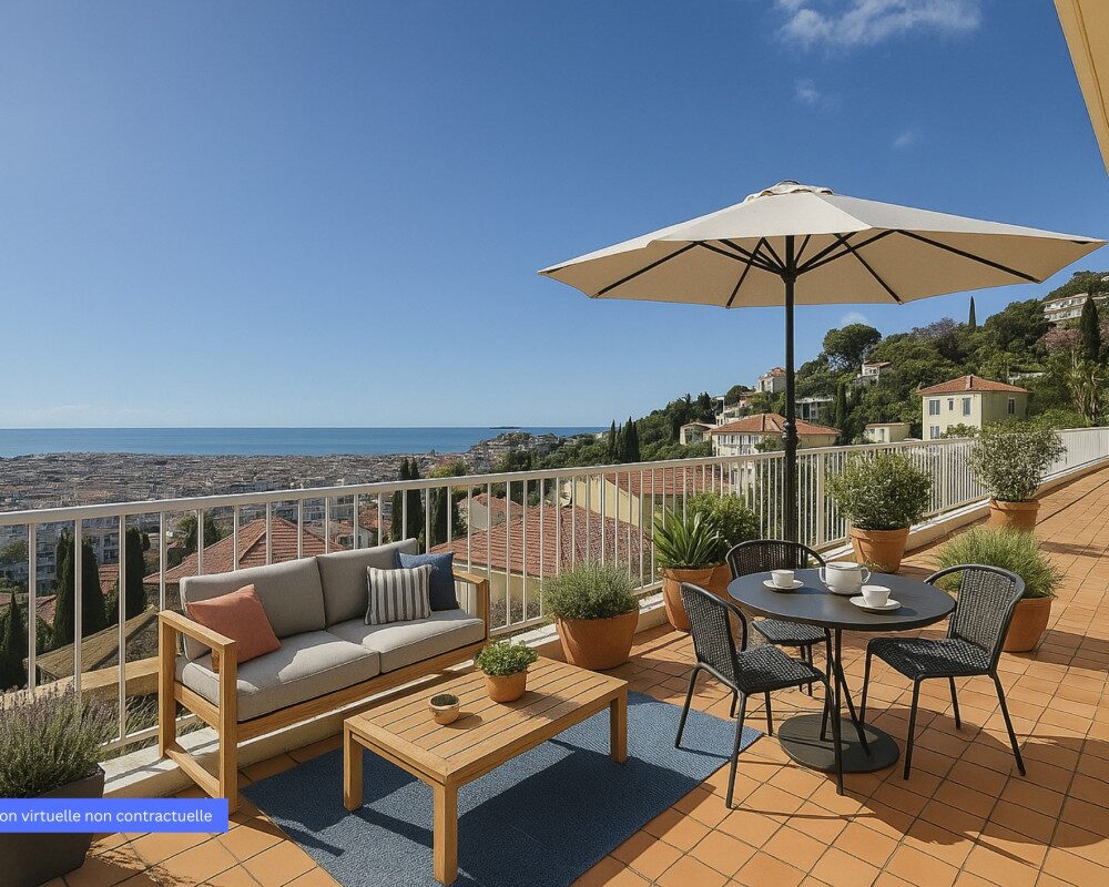 Nice Parc ImpÃ©rial - Penthouse de 127 m2 avec vue panoramique
