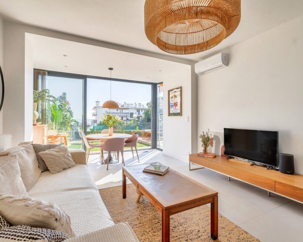 Antibes Peyregoue - Splendido appartamento al piano terra in un residence protetto con vista mare