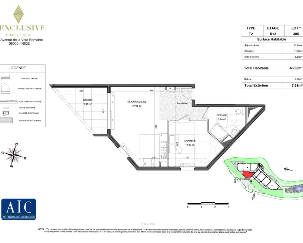 Grand et luxueux 2 pièces avec jardin et terrasse dans une résidence neuve  