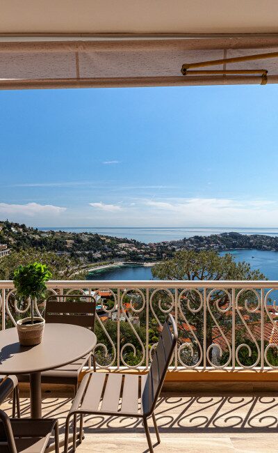 Terrazza panoramica in appartamento a Villefranche-sur-Mer, Corne d’Or