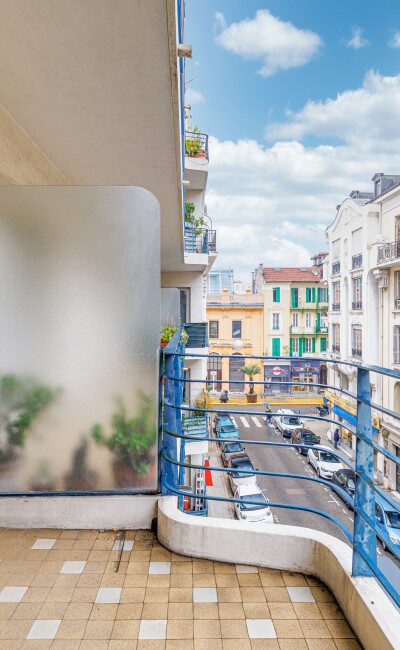 Séjour appartement Nice Wilson avec extérieur et balcon à vendre