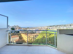 Nice Cimiez Top floor Renovated 2 bedroom Apartment with Met and City views