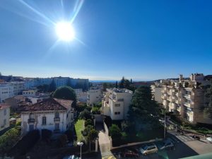 Nice Bas Cimiez – Appartement 3 pièces dernier étage avec terrasse vue panoramique