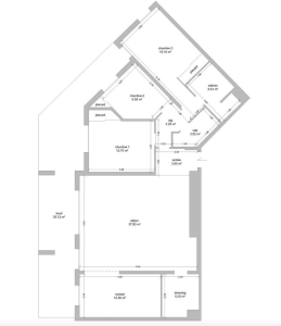 Nice Cimiez – Superbe 4 pièces de 108 m2 en rez de jardin dans résidence avec piscine