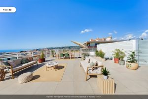 Nice Cimiez – Rare – Toit-terrasse avec espace de vie de 197 m2 et ses deux immenses terrasses